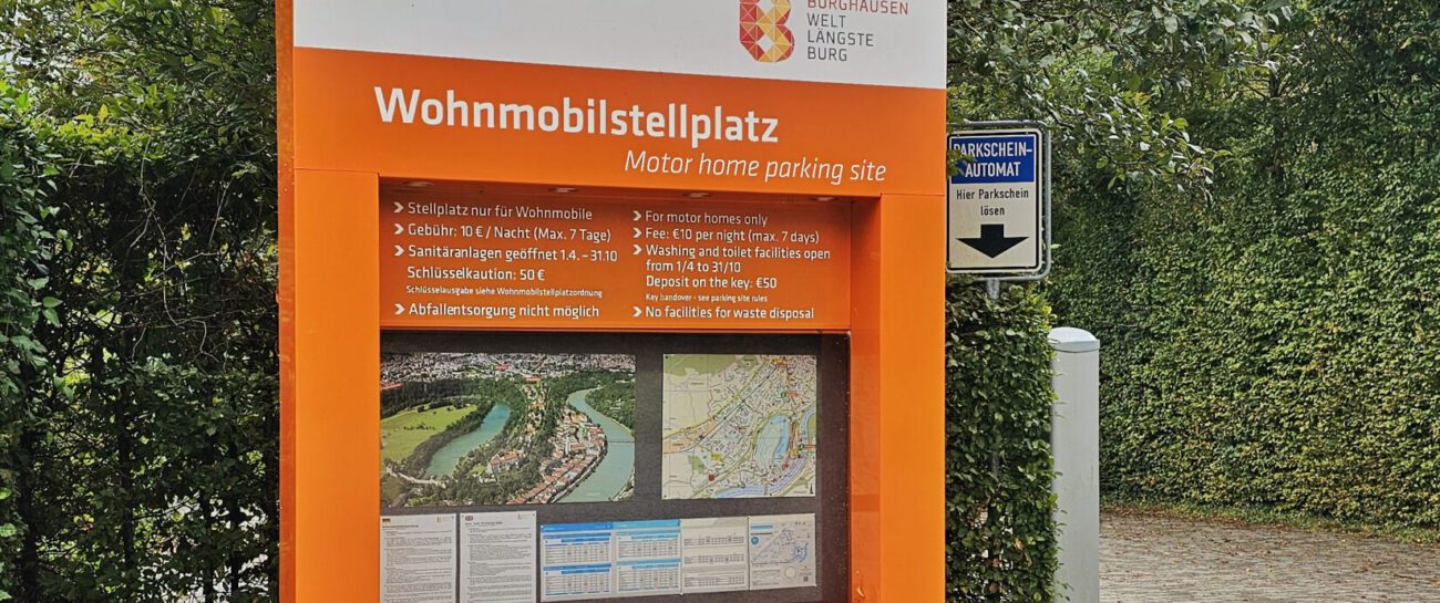 Wohnmobilstellplatz Burghausen © Stadt Burghausen/ebh