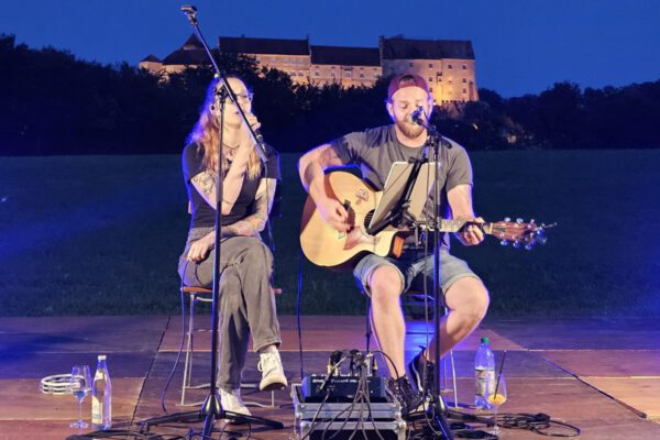 Sommernachtsbiergarten am Bergerhof 2024 mit Burgblick