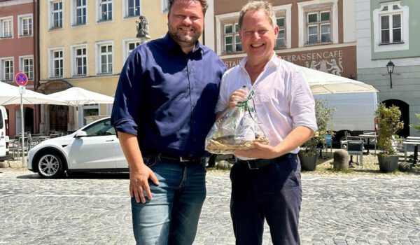 Bürgermeister Kluge und Bgm Schneider Juli 2024