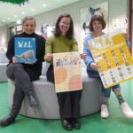 Freuen sich auf zahlreiche Vorleseaktionen in der Alt- und Neustadt: Judith Nitsch und Christine Auberger vom Haus der Familie sowie Stadtbibliotheksleiterin Christin Moll. Fotocredit: Stadt Burghausen